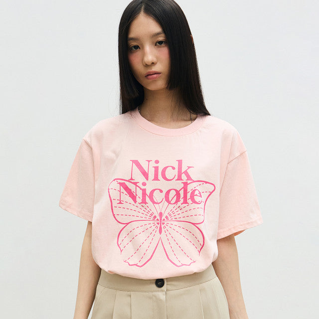 BIG BUTTERFLY SLEEVE TOP