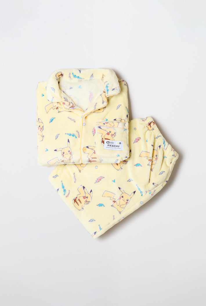 (Pokemon 2025) It's a warm sleep Pajama 長袖珊瑚毛毛睡衣套裝