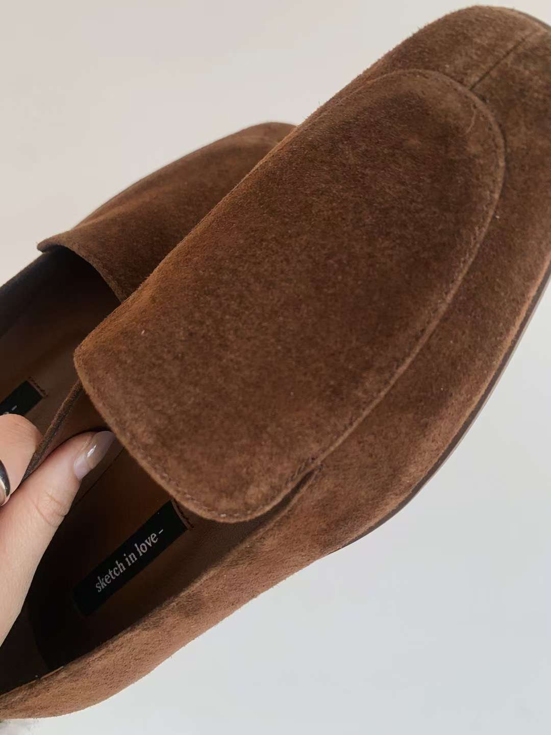 🇰🇷Sketch in love - Classic Suede Loafers