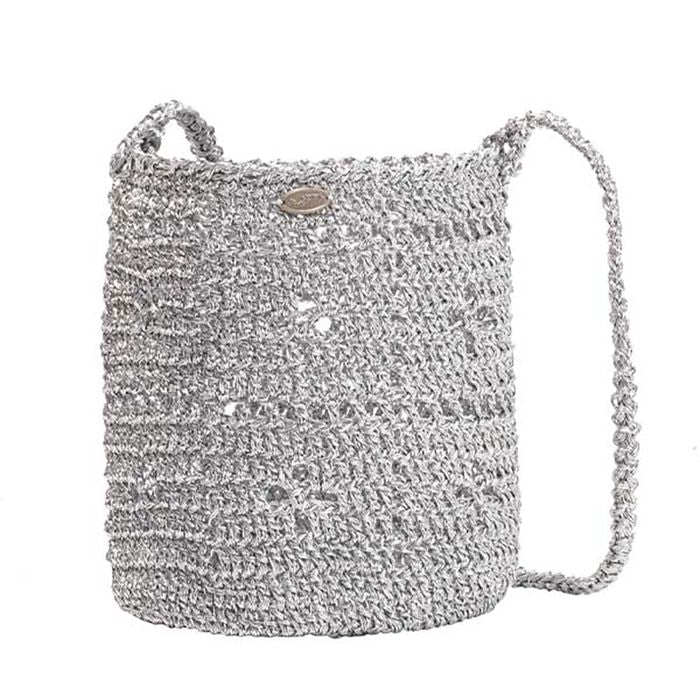 No.214 / Lily Metallic Crochet Bucket Bag
