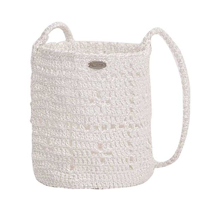 No.214 / Lily Metallic Crochet Bucket Bag