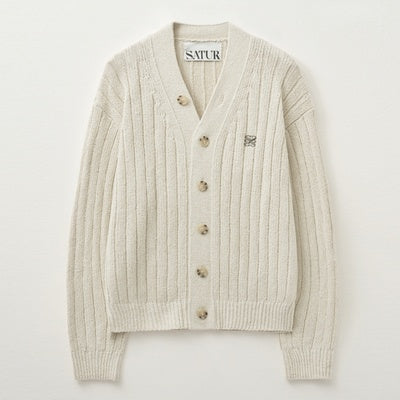 Faro Oversized Boucle Cardigan
