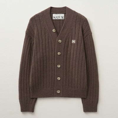 Faro Oversized Boucle Cardigan
