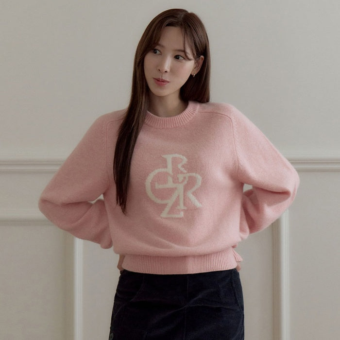 MERINO WOOL SYMBOL LOGO KNIT PULL-OVER