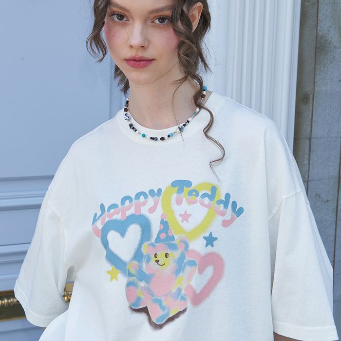 Blush Teddy Short Sleeve T-Shirt