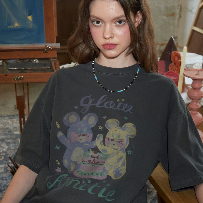 Glow Mumu Pigment Short Sleeve T-shirt