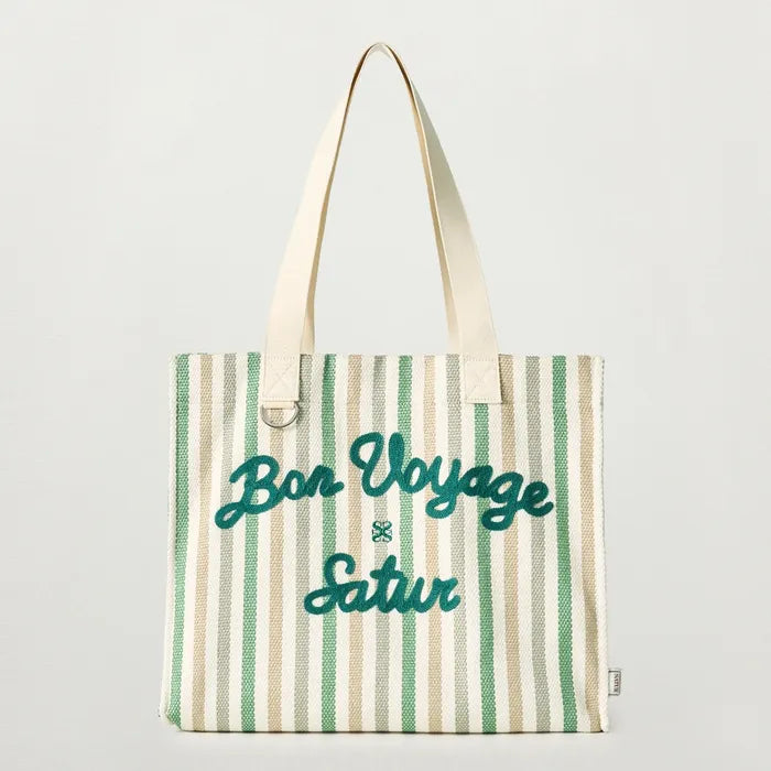 Bon Voyage Over Size Beach Bag