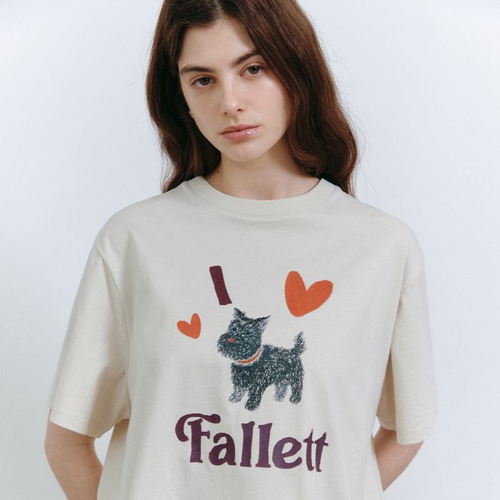 Tシャツ・カットソー FALLETT Scotty Puppy Short Sleeve T-Shirt 5SH090 MUSINSA | FALLETT Scottie Puppy Short Sleeve T-Shirt Melange