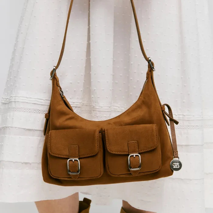 Suede Pocket Bag