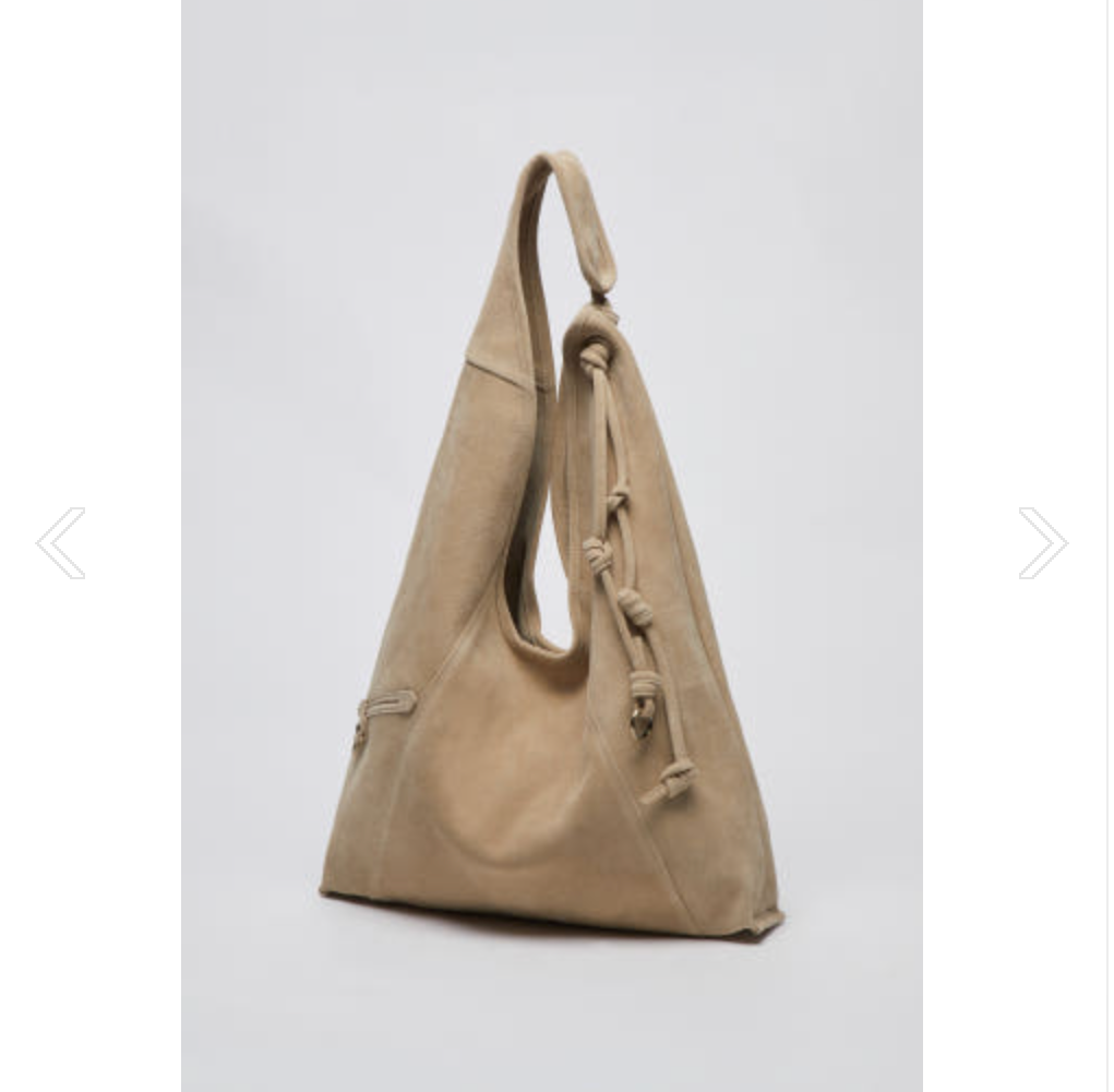 Knotted layer bag (Suede)