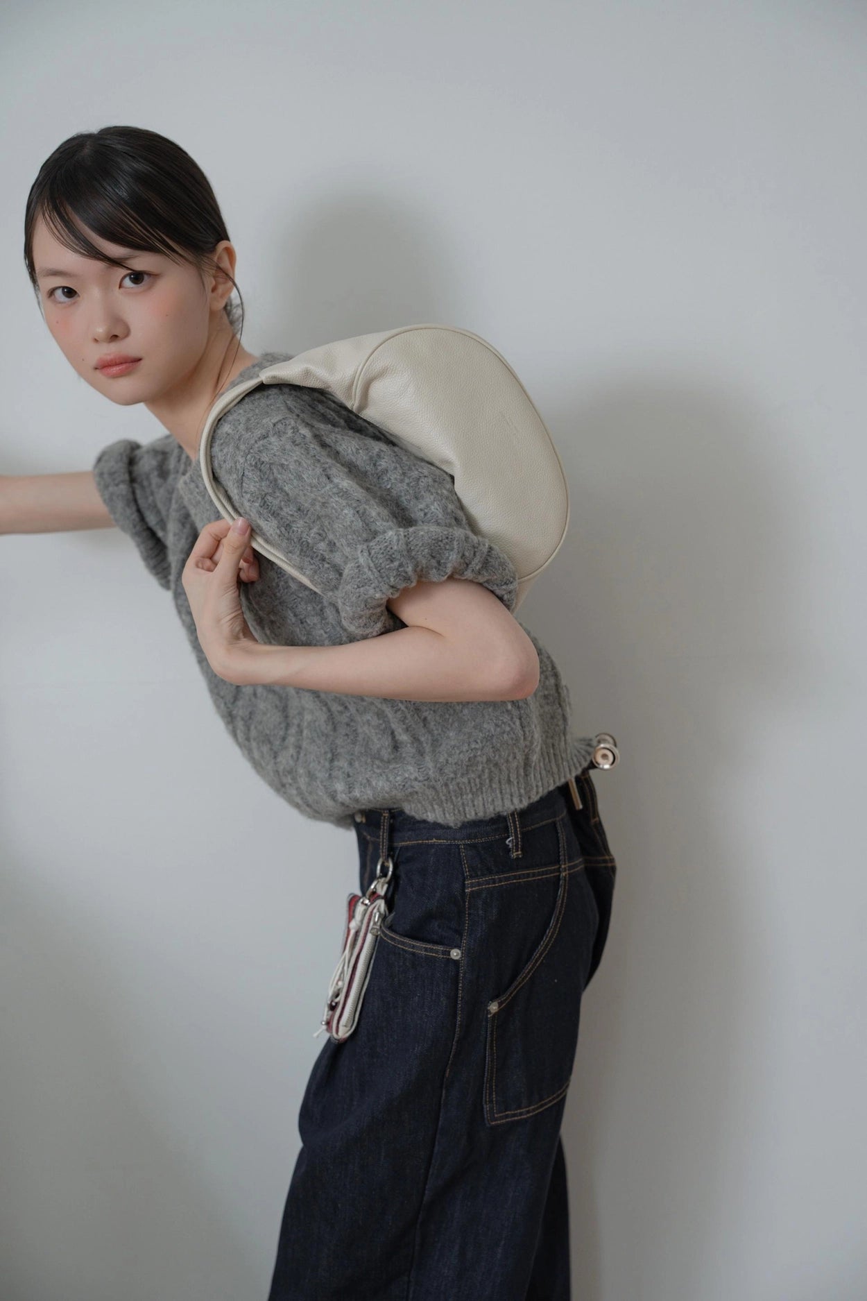 ♥︎bucks&leather♥︎25FW 真皮簡約款打結包