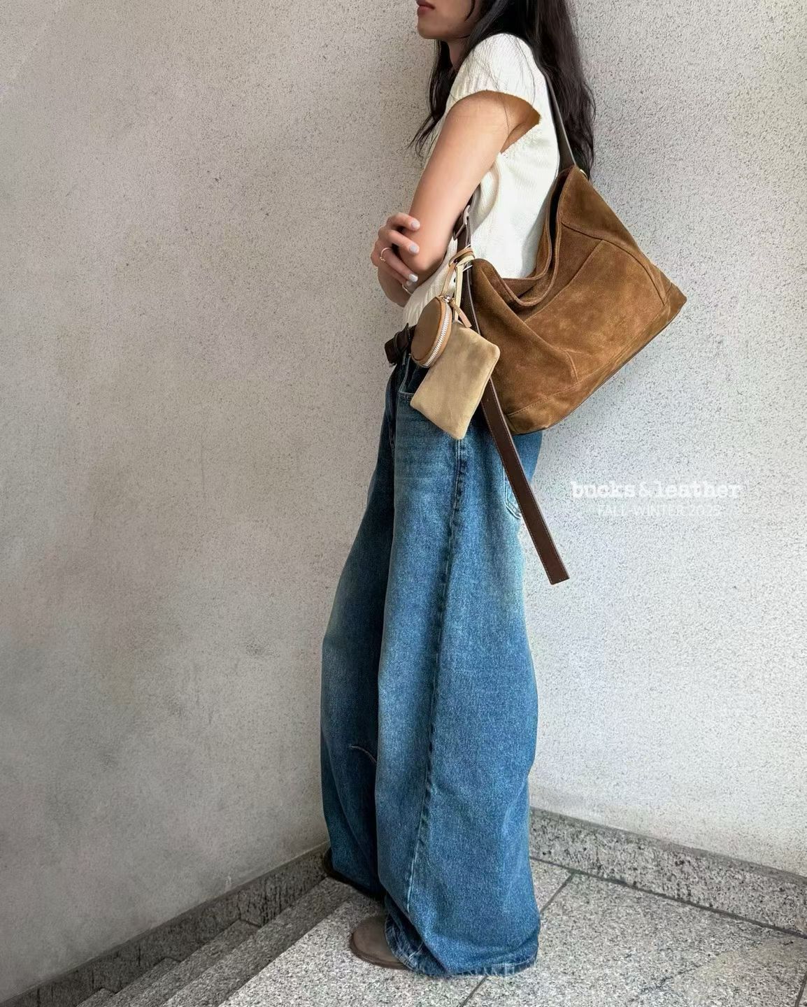 ♥︎bucks&leather♥︎25FW 真皮多功能斜揹袋