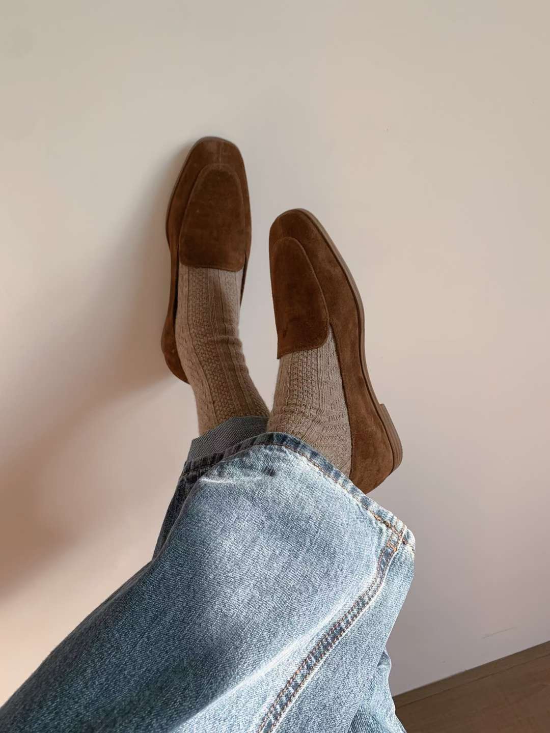 🇰🇷Sketch in love - Classic Suede Loafers