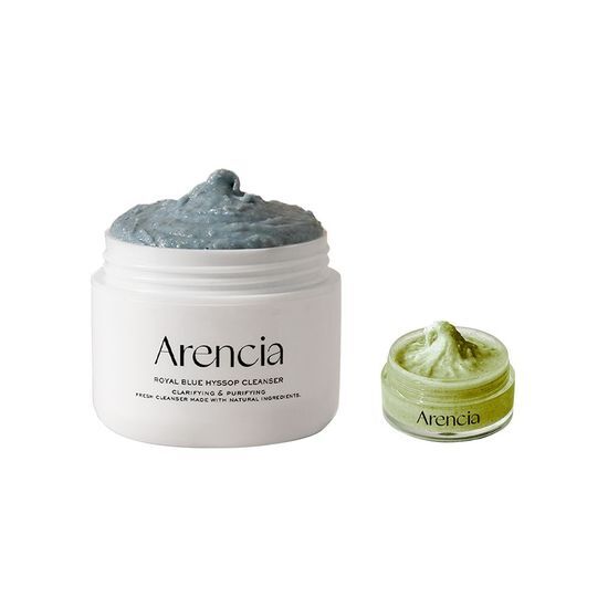 Arencia Fresh Royal Blue Hyssop Cleanser 120g Set (+Green Cleanser 15g)