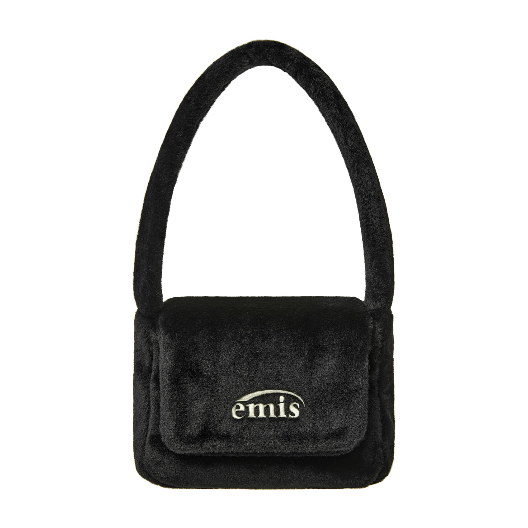 FUR SQUARE FLAP BAG
