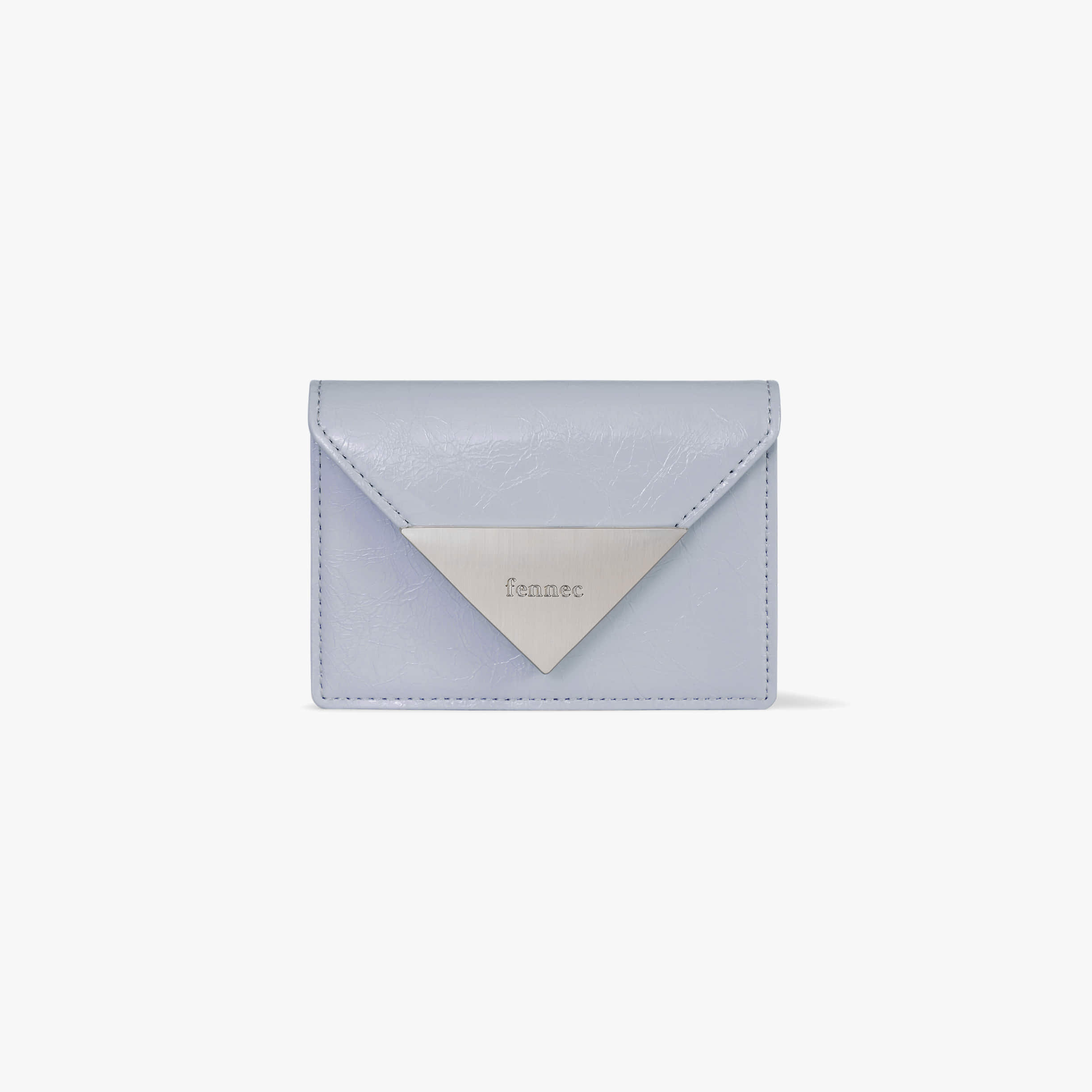 CRINKLE TRIANGLE ACCORDION POCKET