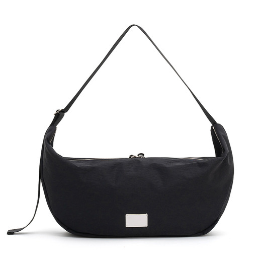 FABRIC HALFMOON HOBO BAG