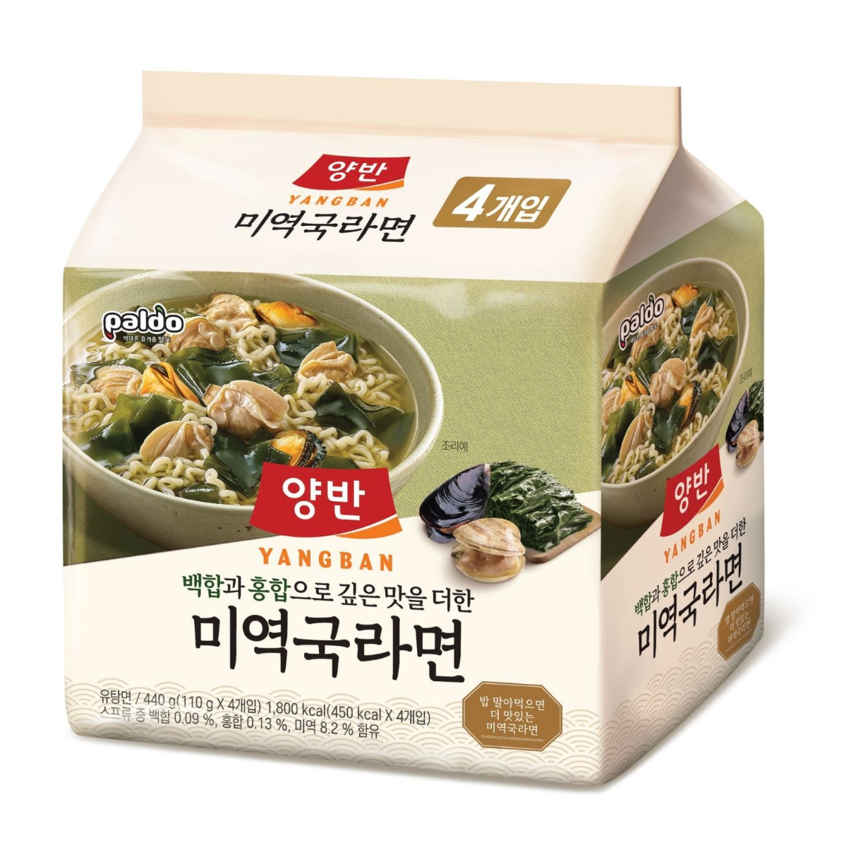 Yangban 海帶湯拉麵 (110g x 4包)