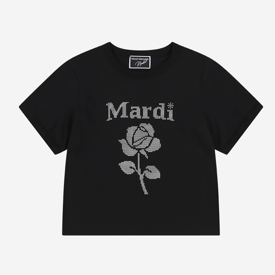 MARDI x NARDIS ROSE T SHIRT TIGHT FIT