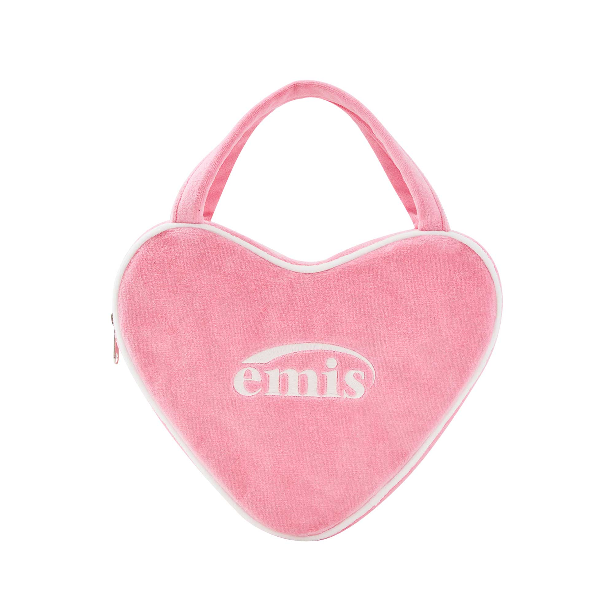 VELOUR HEART TOTE BAG