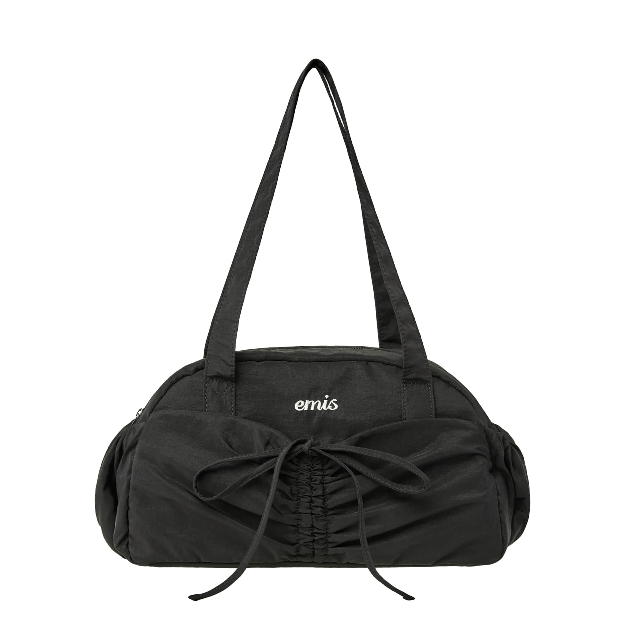 NYLON SHIRRING POCKET DUFFLE BAG