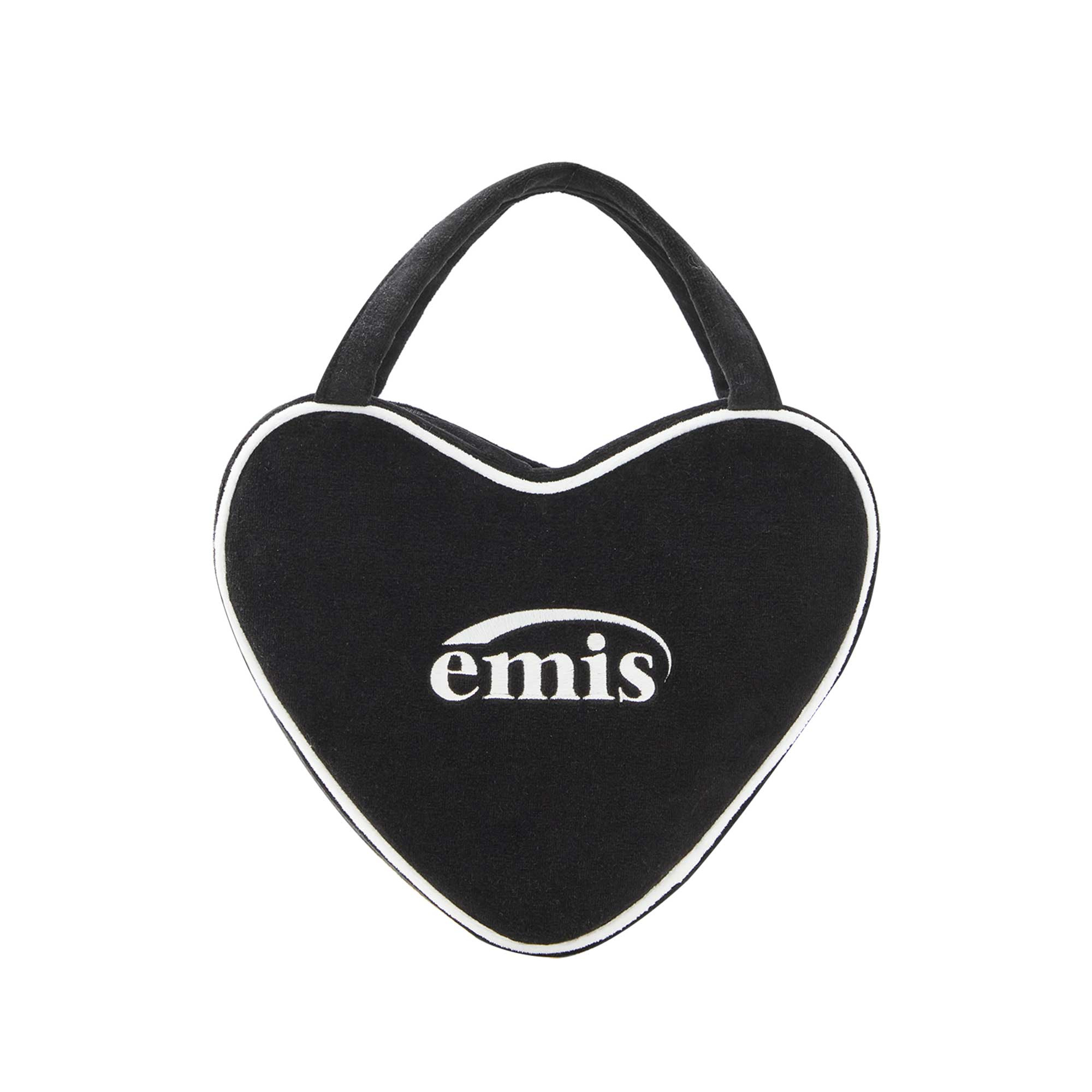 VELOUR HEART TOTE BAG