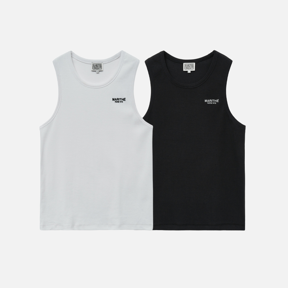 M REGULAR LOGO SLEEVELESS 2PACK
