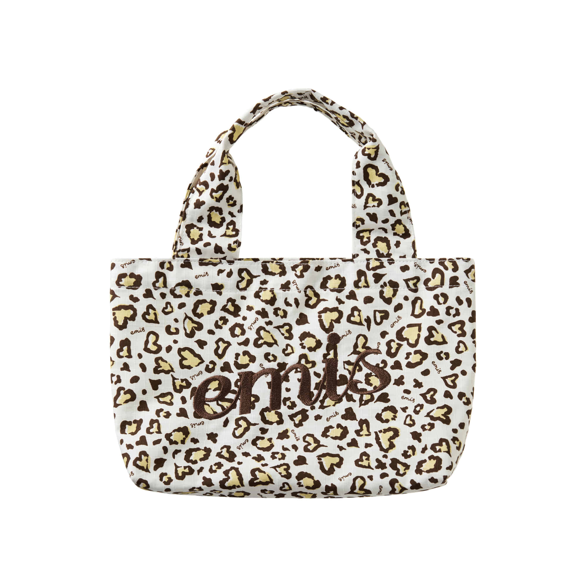 LOGO LEOPARD TOTE BAG