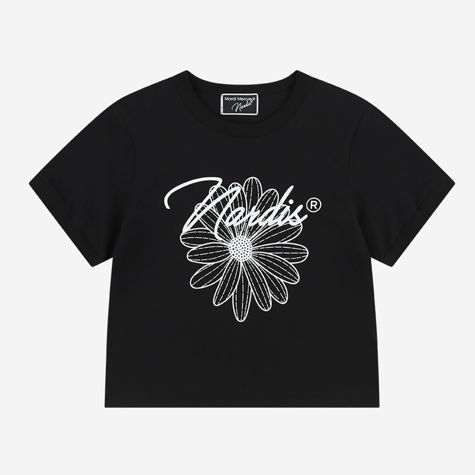 MARDI x NARDIS FLOWER T SHIRT TIGHT FIT