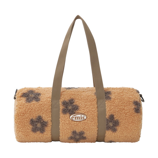 FLOWER BOUCLE CROSSED BODY BAG