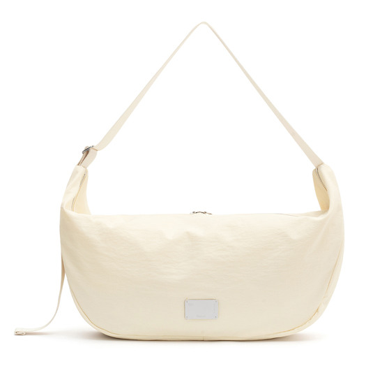 FABRIC HALFMOON HOBO BAG