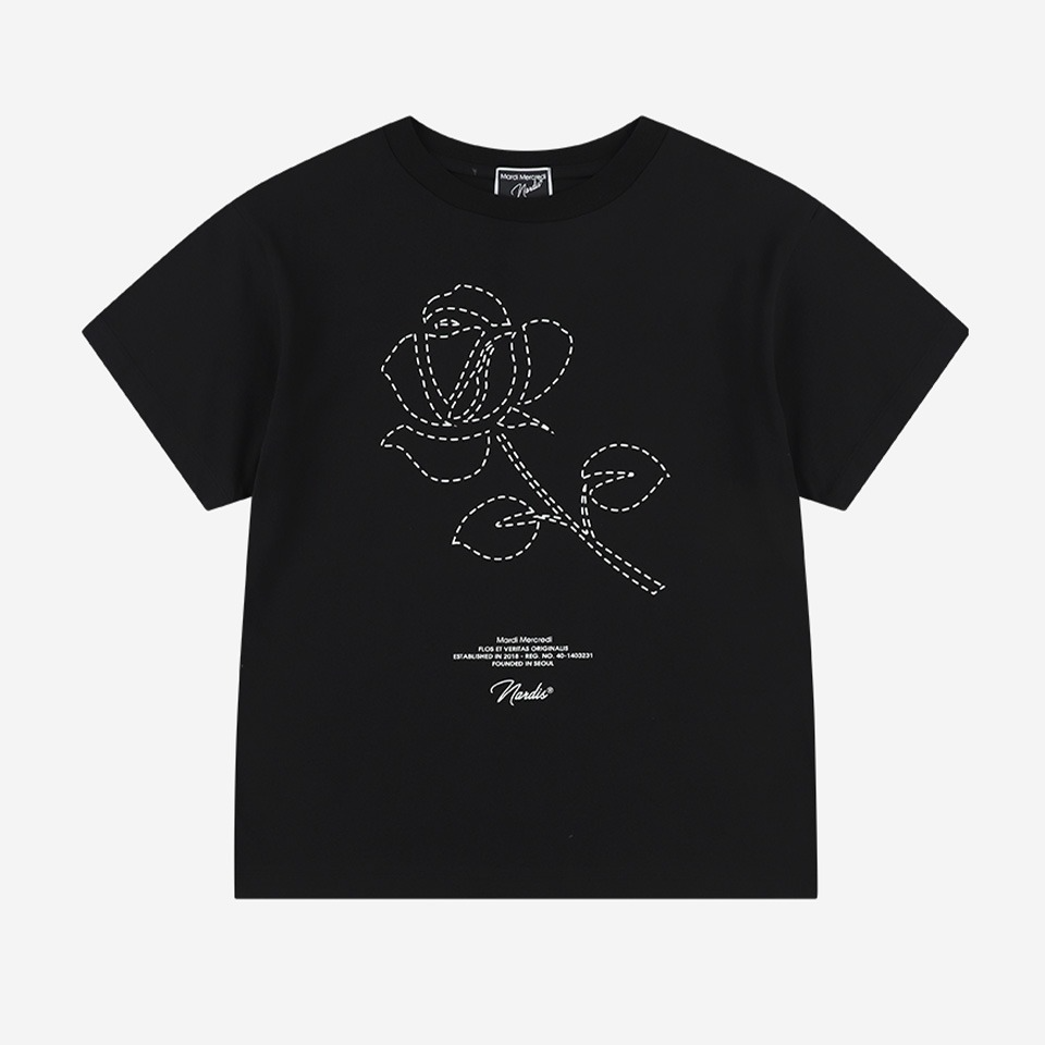 MARDI x NARDIS DOT ROSE T SHIRT BOX FIT