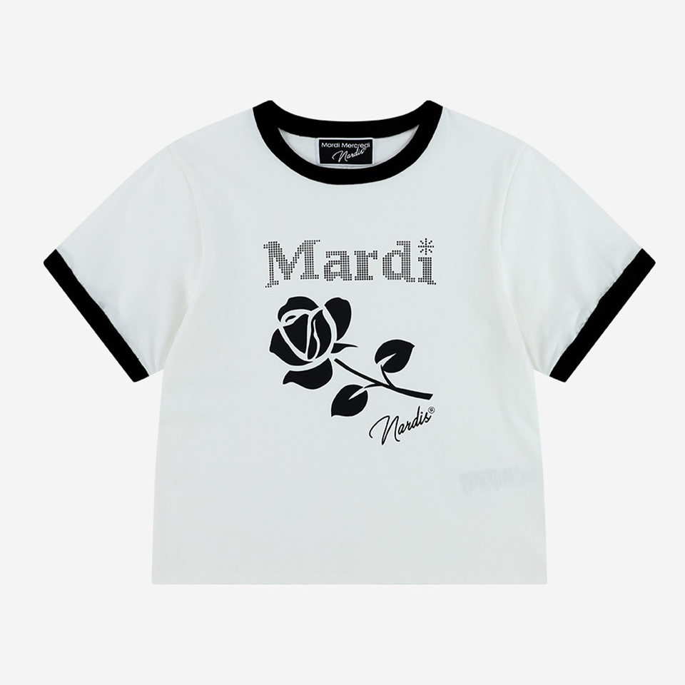 NARDIS X MARDI ROSE RINGER T SHIRT TIGHT FIT