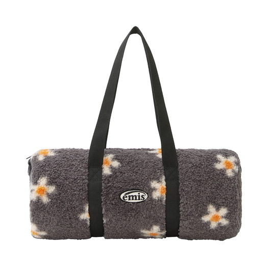 FLOWER BOUCLE CROSSED BODY BAG