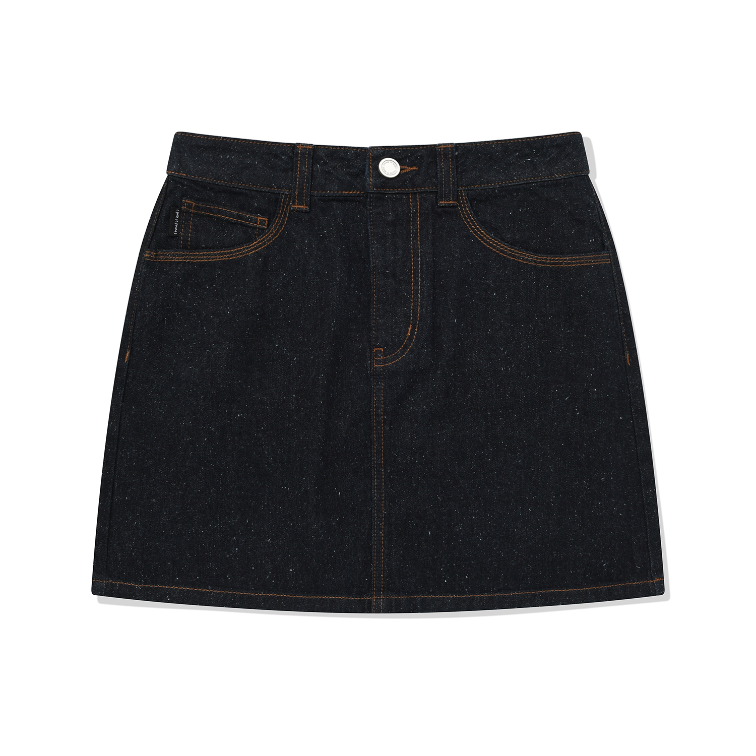 WOMAN'S FLORY STITCH DENIM SKIRT