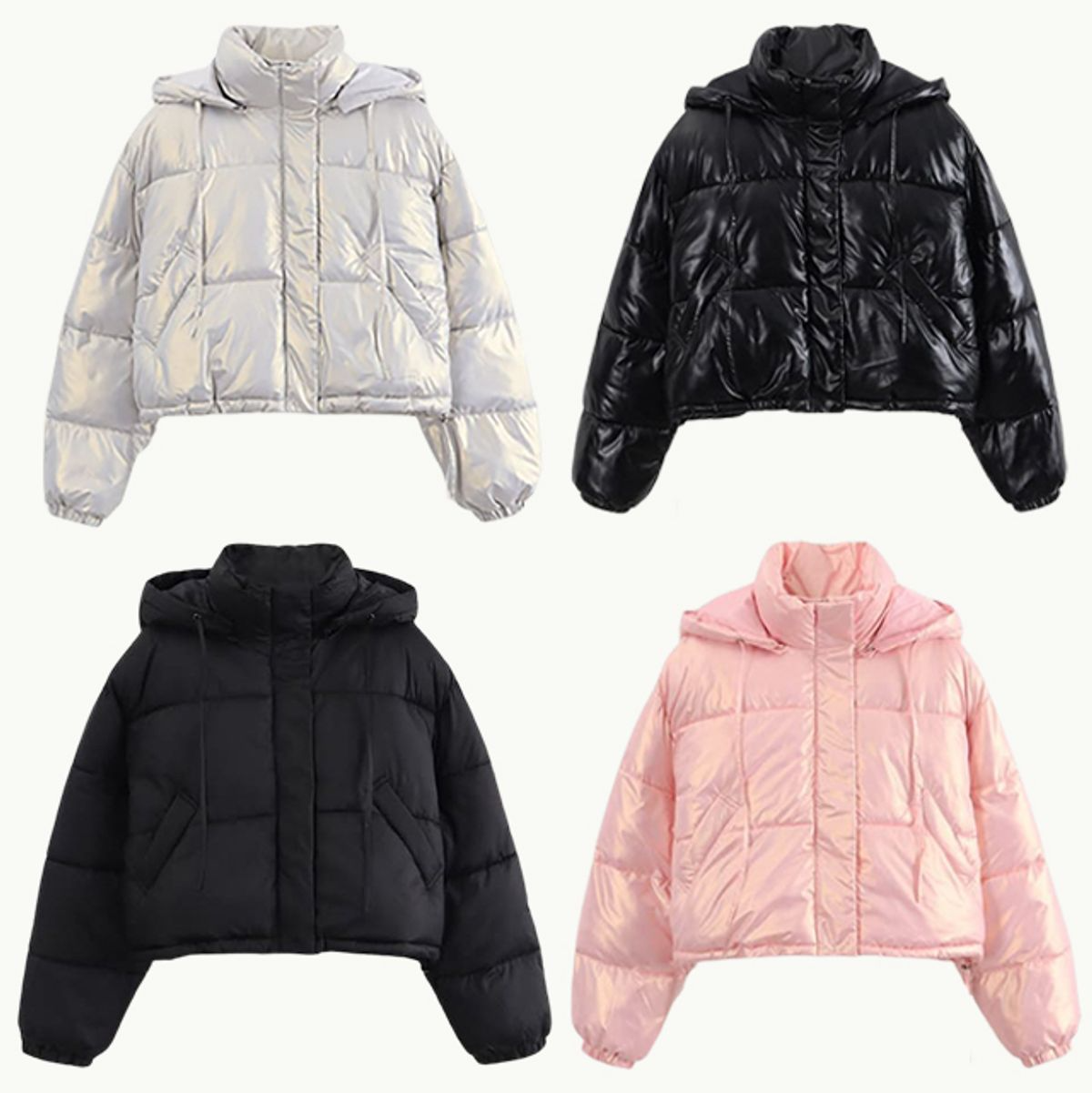 STRING HOODIE SHORT ECO PADDING – HK Buy Buy Online