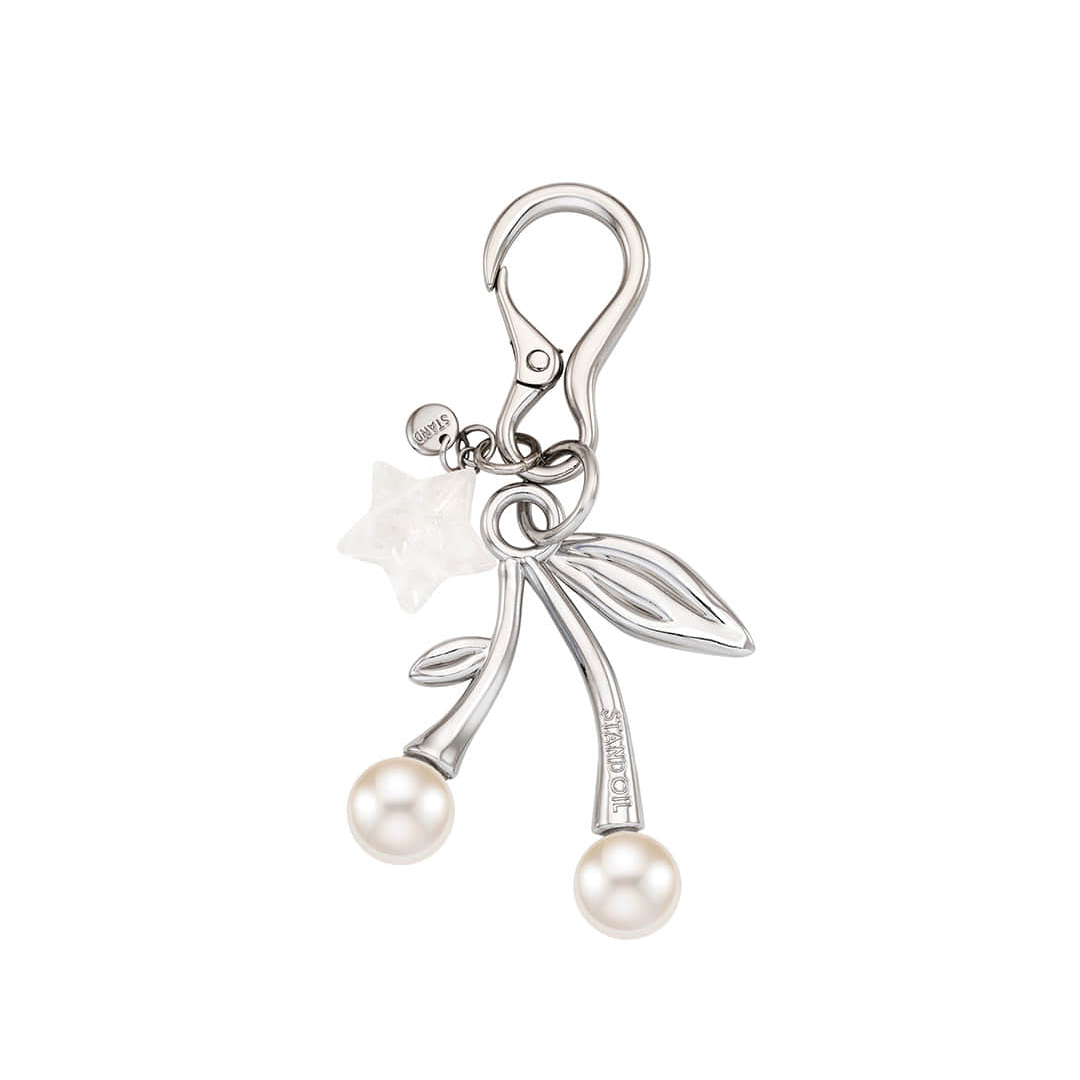 Cherry Pearl Keyring