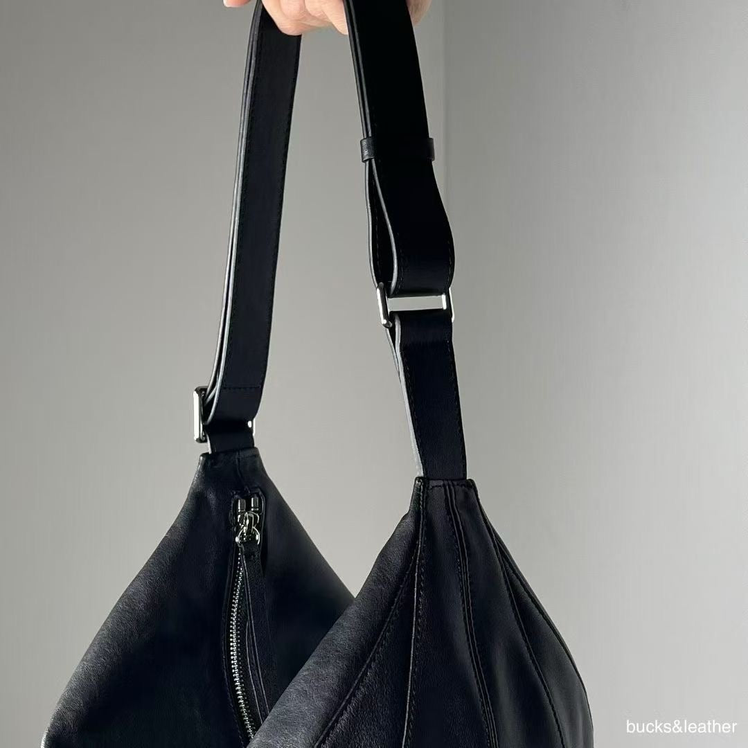 ♥︎bucks&leather♥︎25FW 真皮餃子包(L Size)