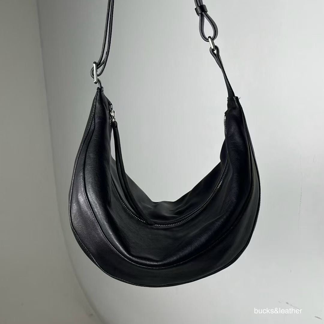 ♥︎bucks&leather♥︎25FW 真皮餃子包(L Size)