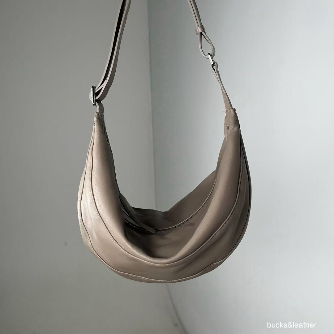 ♥︎bucks&leather♥︎25FW 真皮餃子包(L Size)