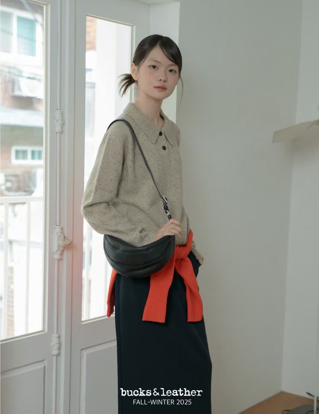 ♥︎bucks&leather♥︎25FW 真皮餃子包(Mini)