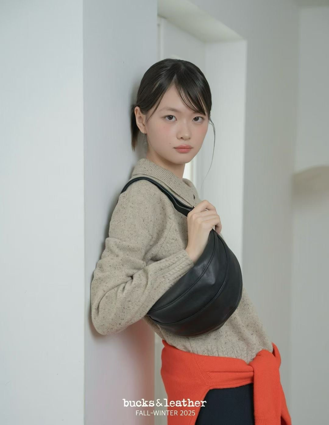 ♥︎bucks&leather♥︎25FW 真皮餃子包(Mini)