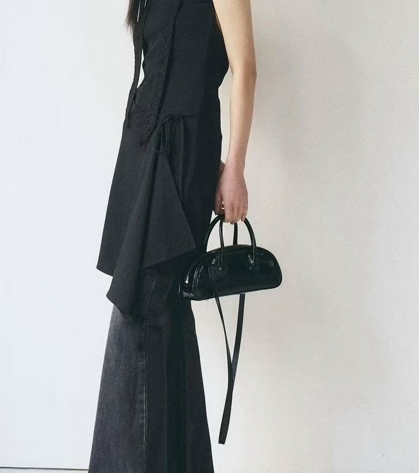 ♥︎bucks&leather♥︎人氣款真皮法棒包款手袋(S) (附長揹帶)