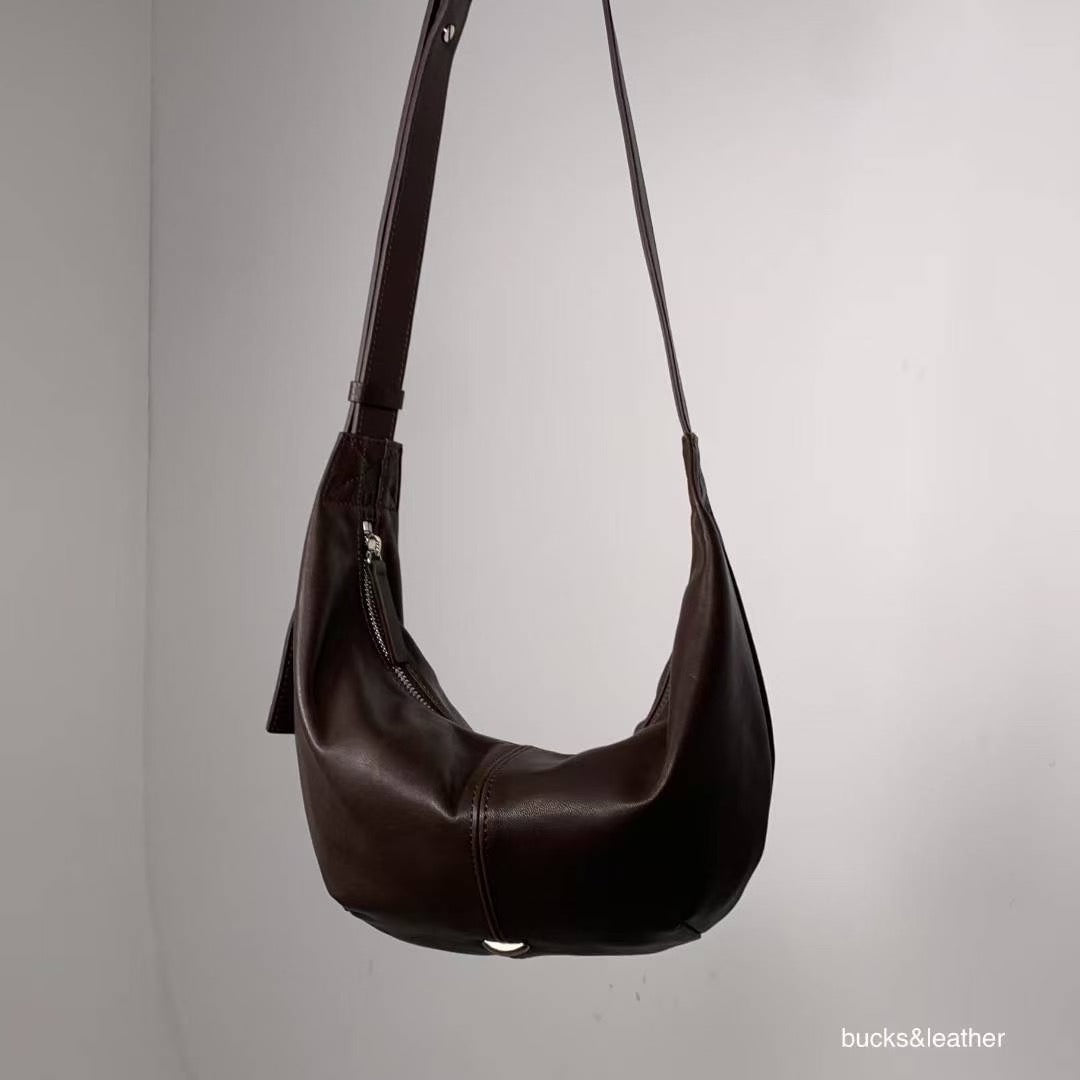 ♥︎bucks&leather♥︎最新款羊皮餃子包小號