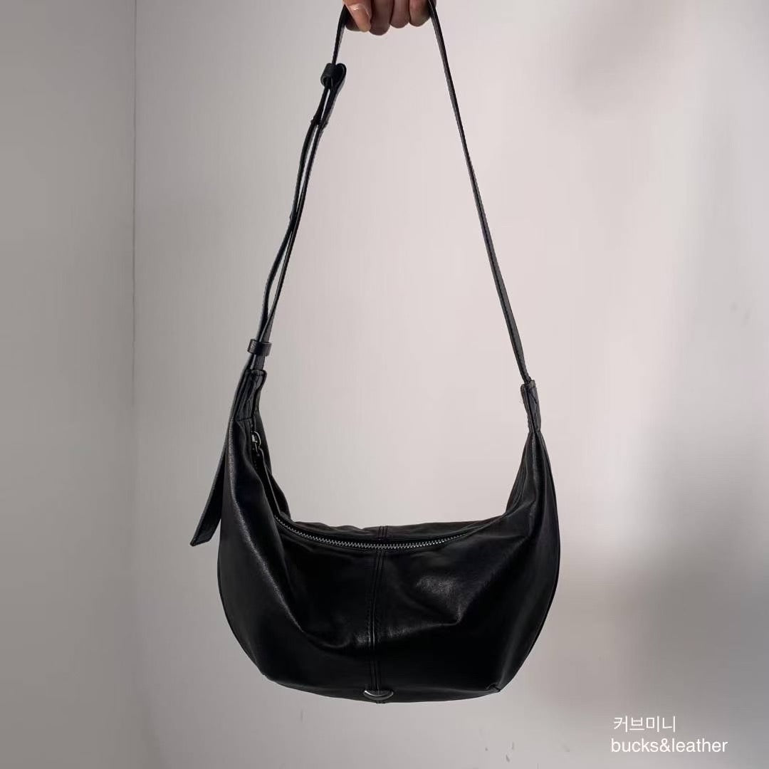 ♥︎bucks&leather♥︎最新款羊皮餃子包小號