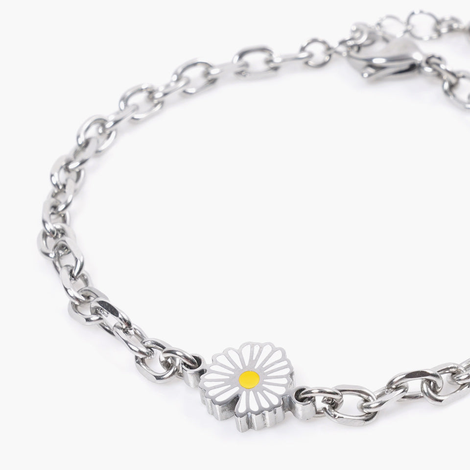 JBANS Daisy Pandant Surgical Steel Chain Couple Bracelet 小雛菊情侶手鍊