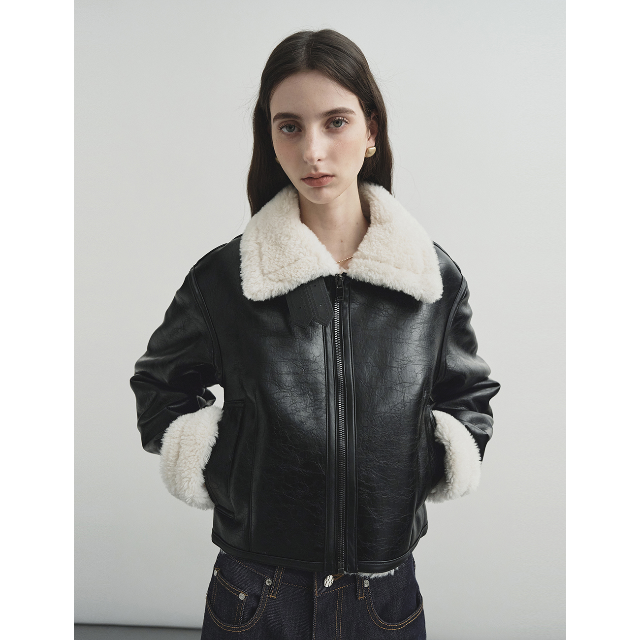Fake Leather Mustang Jacket