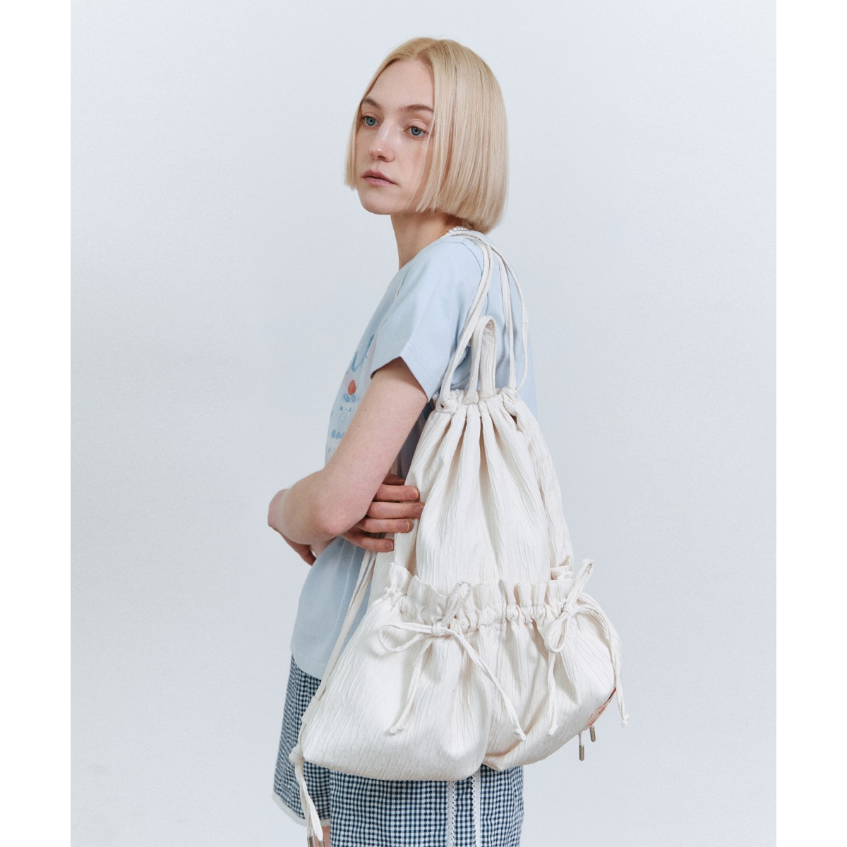 STRING RIBBON GYM BAG