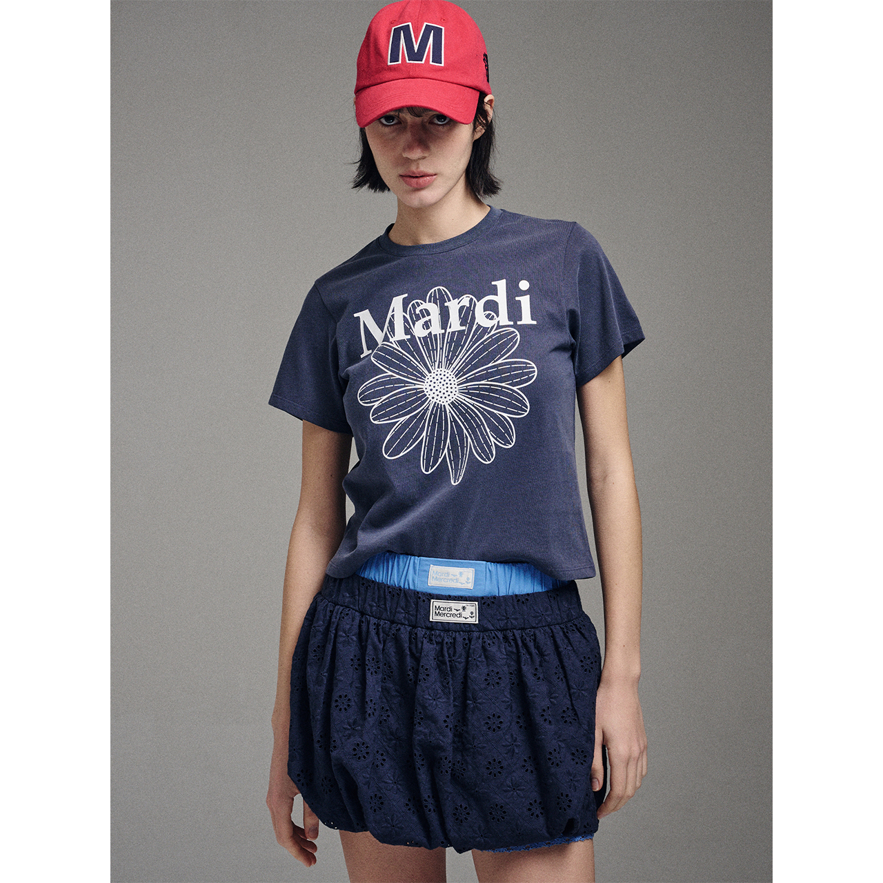 SLIM TSHIRT FLOWERMARDI WASHING