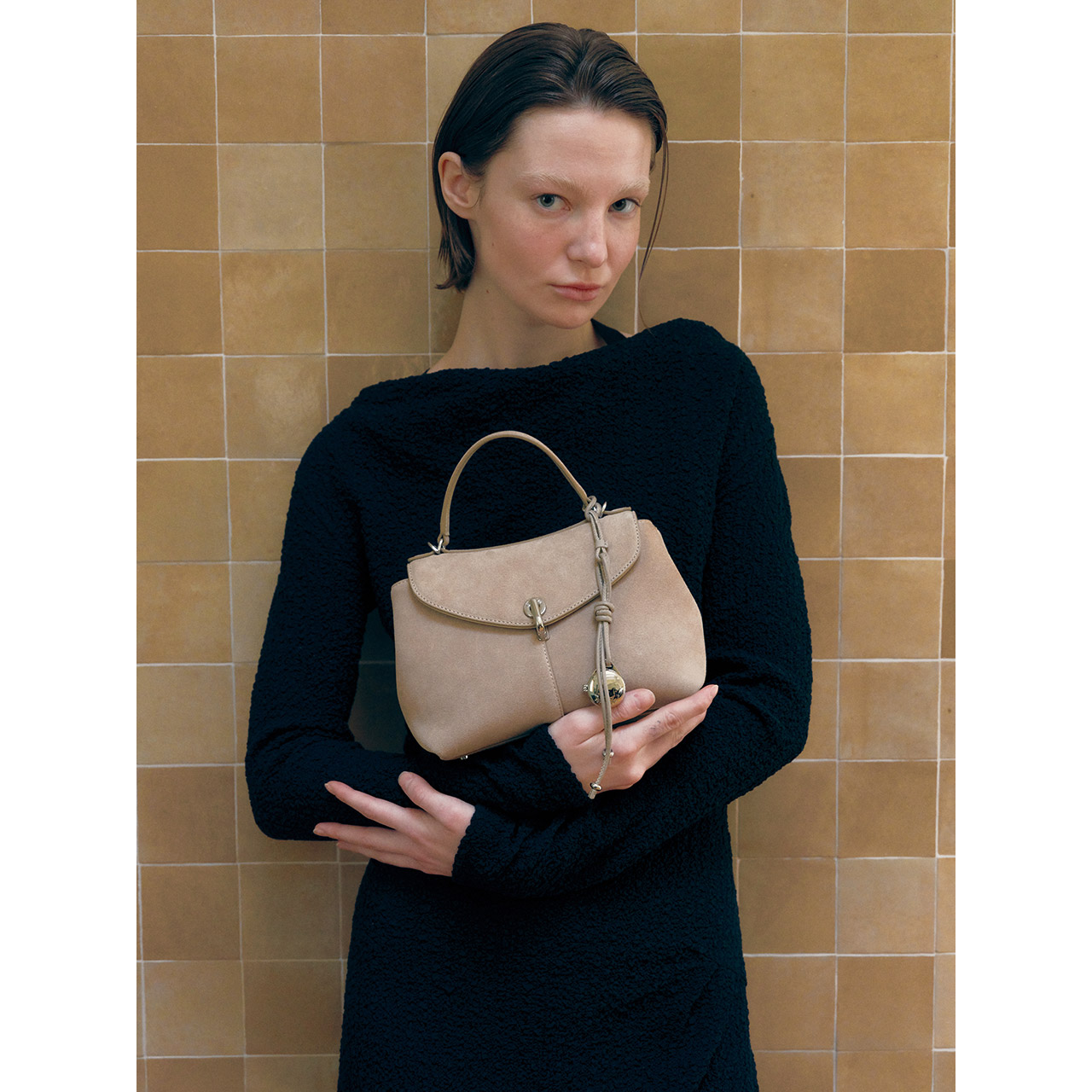 Jupiter Satchel Small Suede